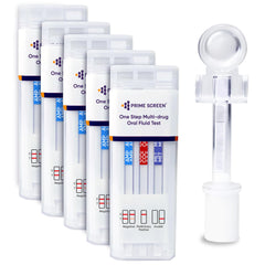 Prime Screen 5-panel saliva test kit box for on-site screening