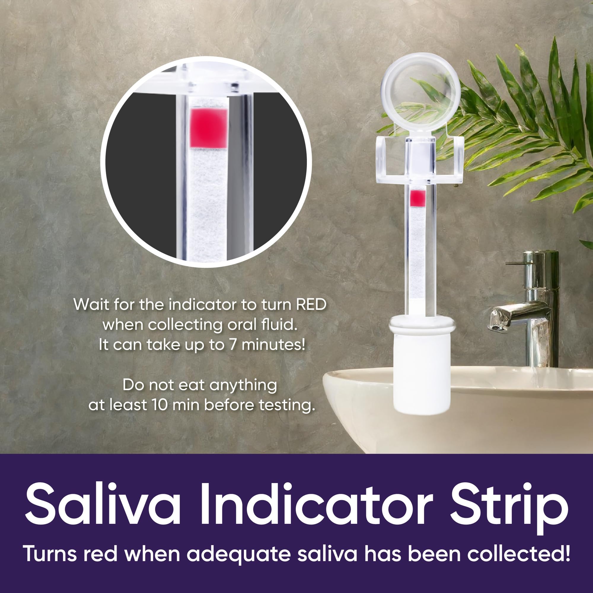 Prime Screen packaging designed for on-site testing without restroom access.