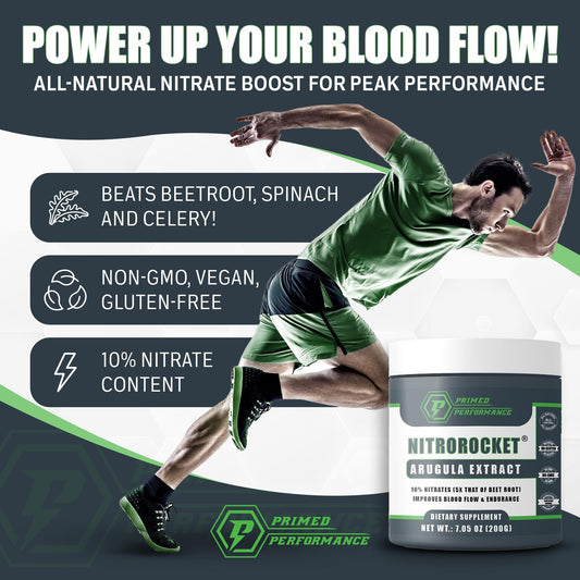 NitroRocket scoop in a powder bowl demonstrates easy pre-workout usage.