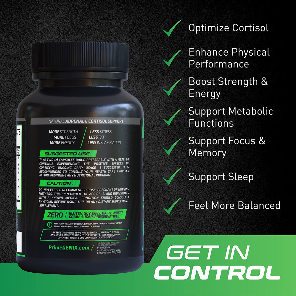 PrimeGENIX CortiSync bottle pour suggests easy daily use