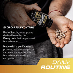 PrimeGENIX Testodren satisfaction guarantee seal indicating risk-free trial
