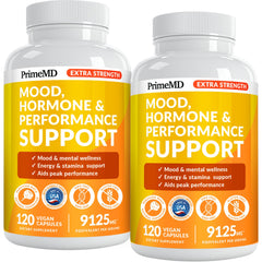 PrimeMD 19-in-1 maca bottle showing the potent daily wellness blend.
