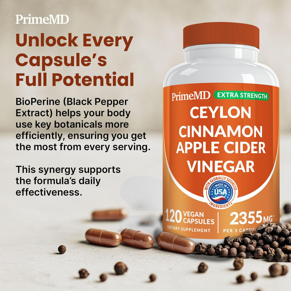 PrimeMD BioPerine absorption boost capsule image on white background