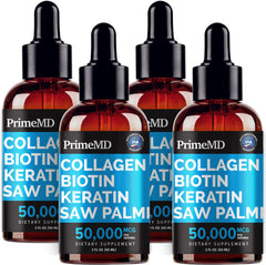 PrimeMD liquid collagen bottle pour shown for easy daily use and routine consistency.