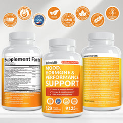 PrimeMD maca root powder color blend visualizing the multi-color maca formula.