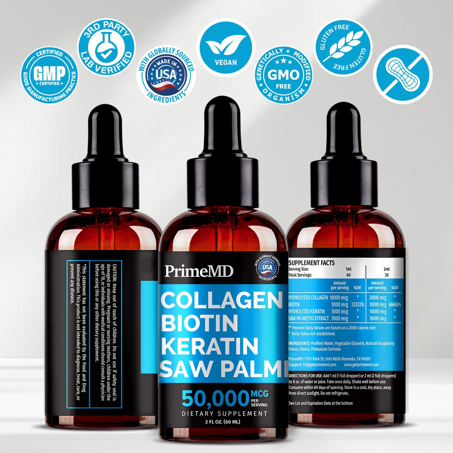 PrimeMD pack of two bottles conveys value and comprehensive nourishment.