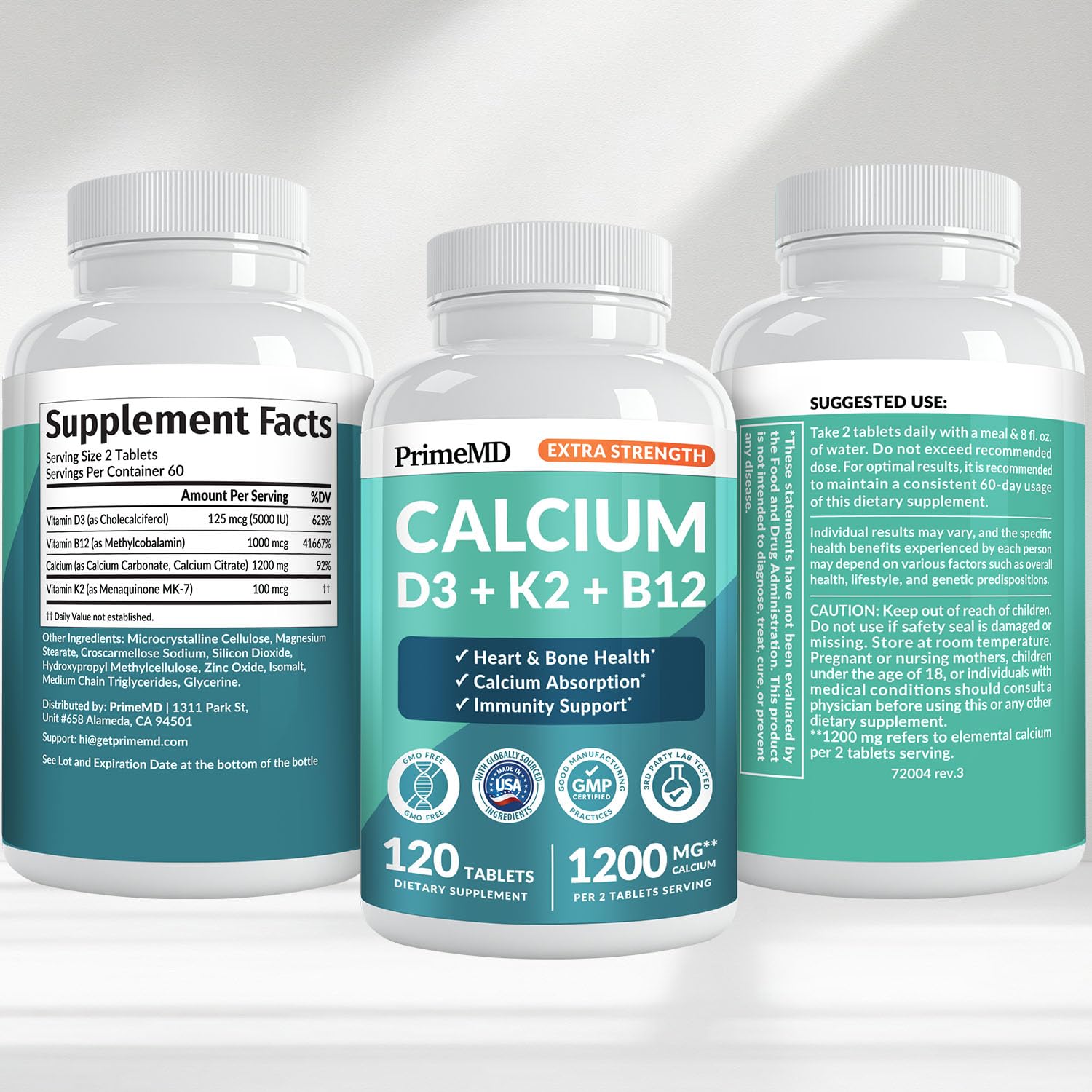 PrimeMD packaging front view showing 120 count pack