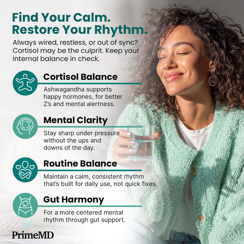 PrimeMD probiotics bottle with Lactobacillus plantarum for gut wellness.