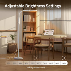 PRIMETEK Light Lamp delivers 10,000 lux with flicker-free LED illumination.