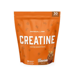 Primeval Labs Clean Creatine Monohydrate powder in a scoop for clean fueling