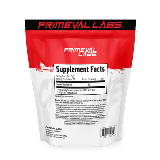 Primeval Labs Clean Creatine scoop-dispense shows quick mixability.