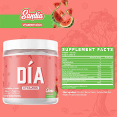 Primeval Labs DIA Hydration Sandia scoop with powder for on-the-go fueling.