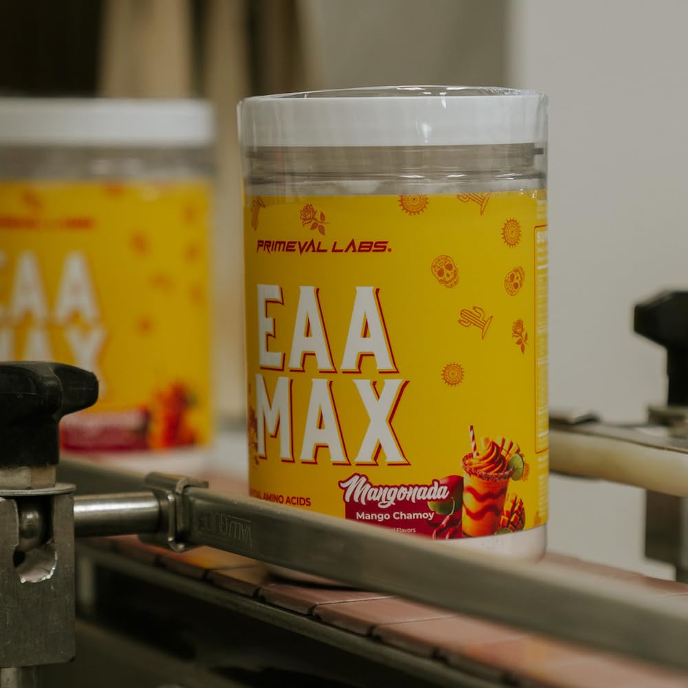 Primeval Labs EAA Max Energy serving poured for intra-workout fuel
