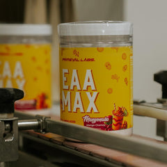 Primeval Labs EAA Max Energy serving poured for intra-workout fuel