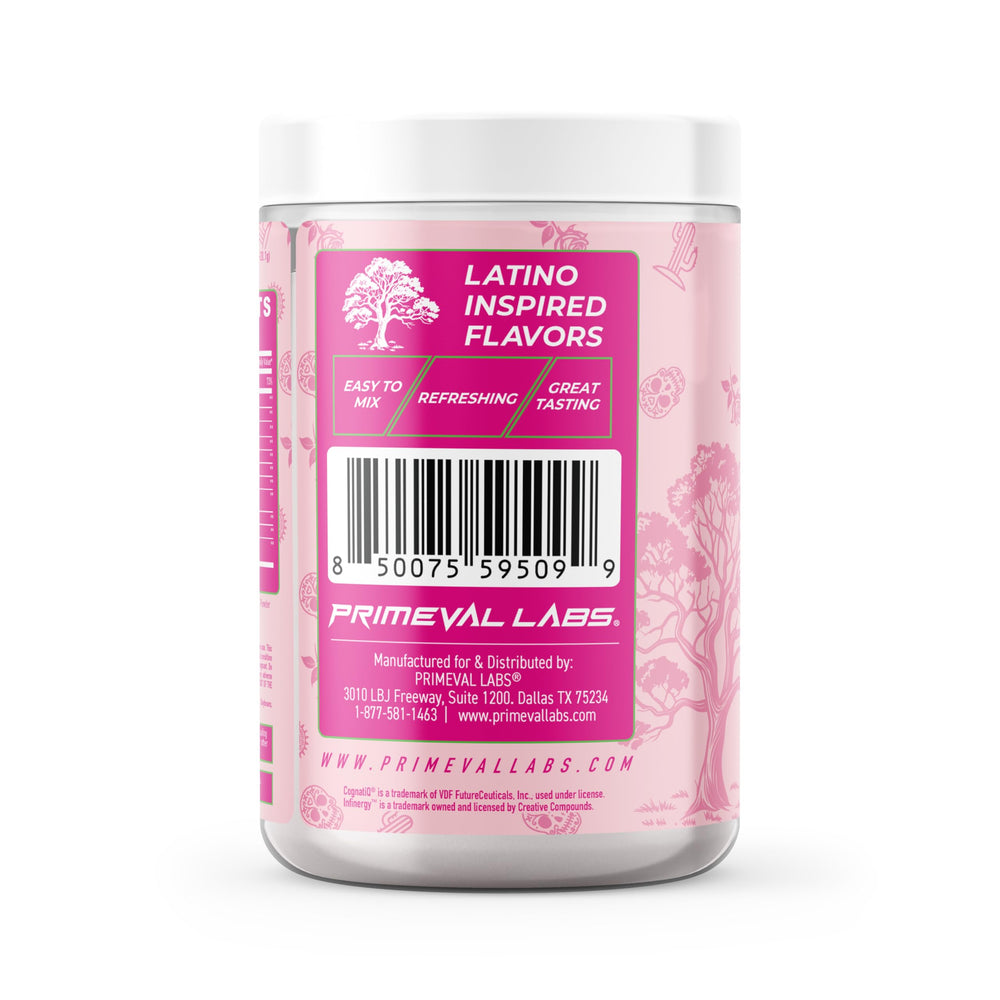 Primeval Labs PRE powder dispensing scoop highlights easy, accurate dosing