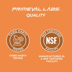 Primeval Labs PRE scoop measure ensures accurate servings.