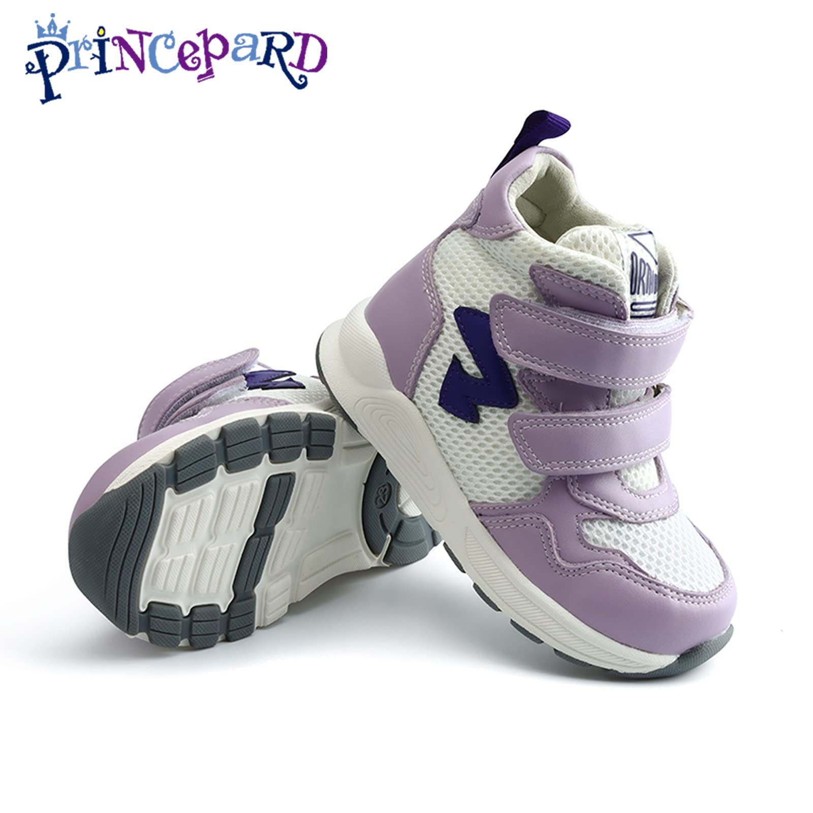 Princepard adjustable double-strap closure adapts to different foot widths