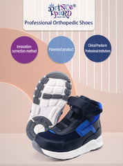 Princepard blue orthopedic shoes support walking for daily wear and activity.