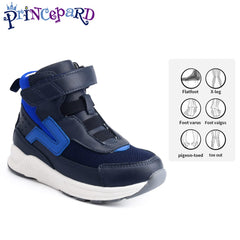 Princepard high-top corrective sneakers with ankle support for secure, stable steps.