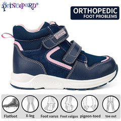 Princepard high-top corrective sneakers outer view highlights ankle stabilization