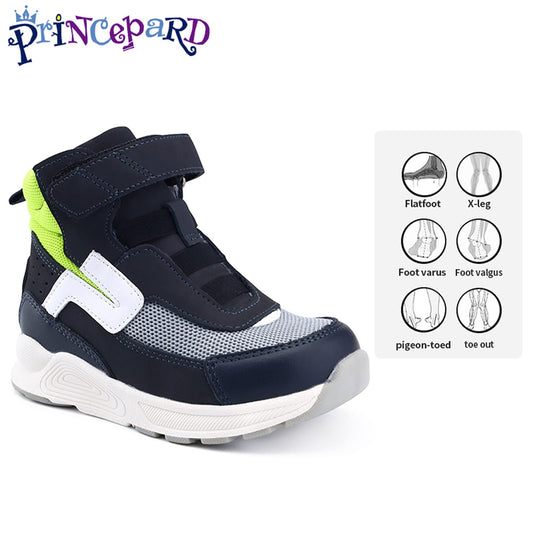 Princepard kids arch support feature supports growing arches for improved foot alignment.