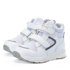 Princepard toddlers orthopedic shoes white upper material aiding gentle foot support.
