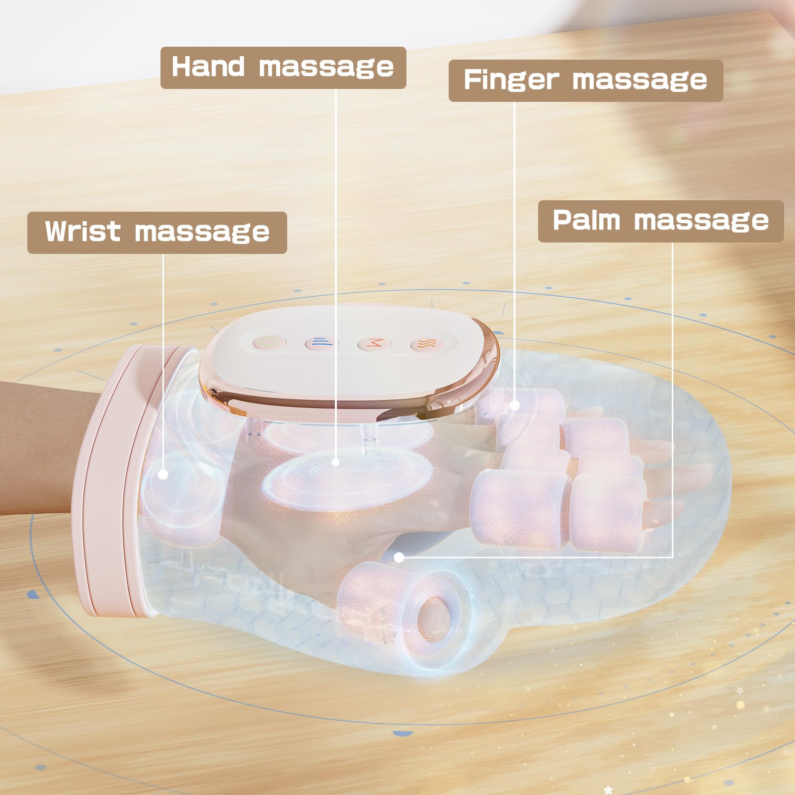 Prisag rechargeable massager uses a 2000 mAh battery for cordless convenience.