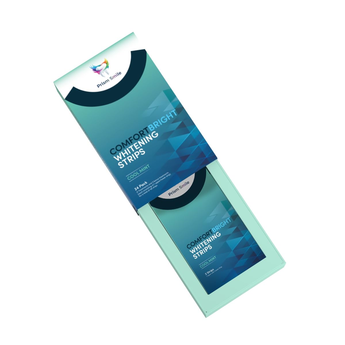 Prism Smile ComfortBright lower strip in cool mint for even coverage