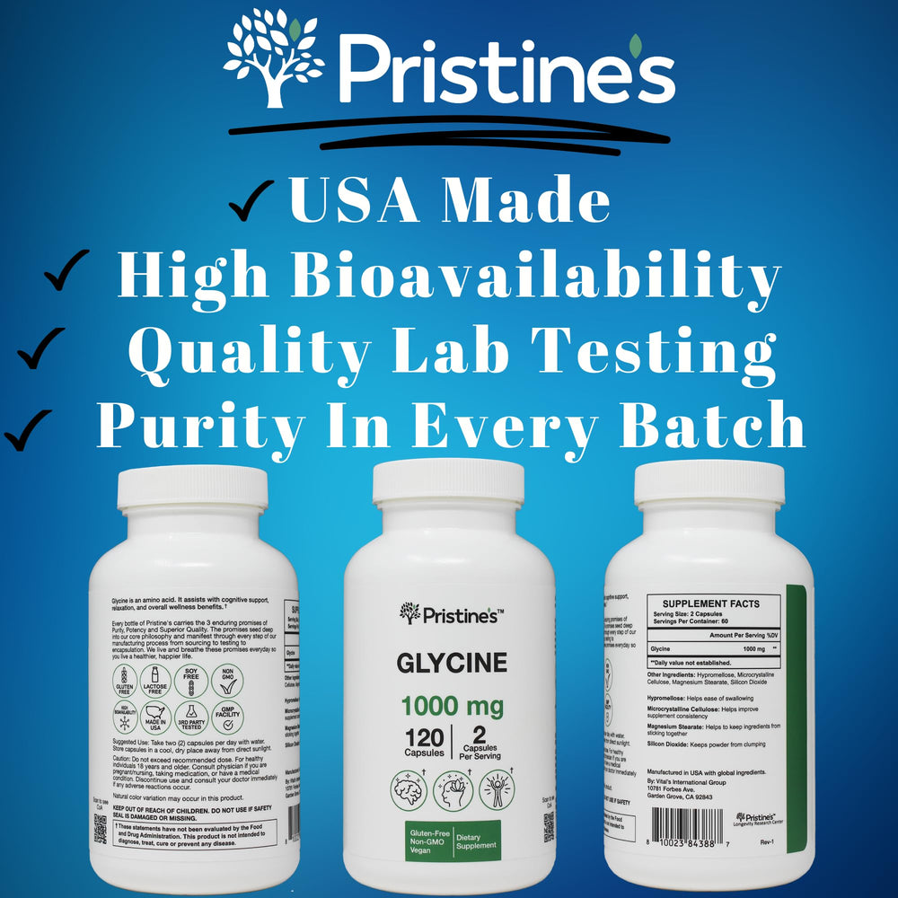 PRISTINE'S Glycine in workout setting implying muscle recovery after exercise.