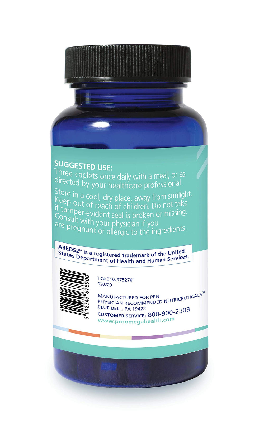 Packaging of PRN nūmaqula Eye Vitamins emphasizes 90 capsules and AREDS2 formula