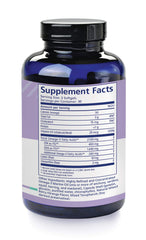 Graphic example of taking three softgels per day with meals for routine.