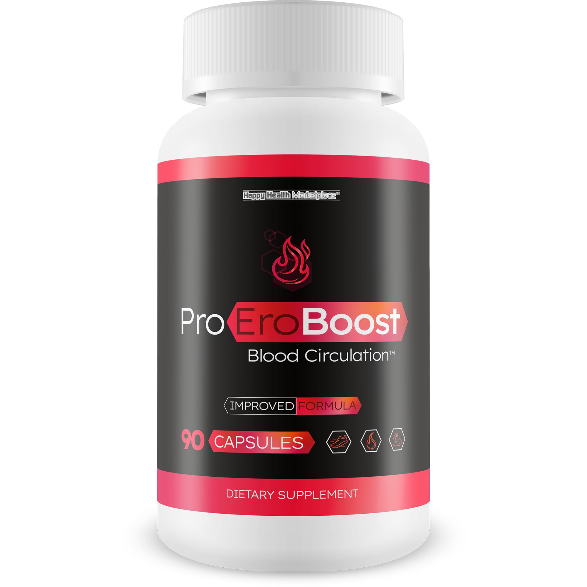 Pro EroBoost bottle front with label showing circulation support
