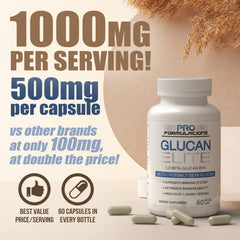 Pro Formulations MD Glucan Elite capsules arranged for daily immune support