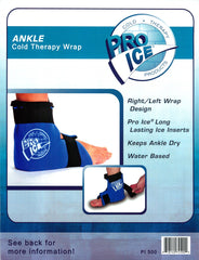 Pro Ice ankle-foot wrap ready for home, work, and travel use.