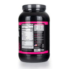 PRO NUTRITION LABS whey women vanilla creamy texture in a glass.