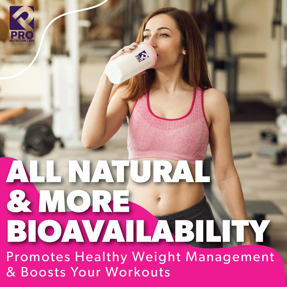 PRO NUTRITION LABS whey women vanilla serving cup shows convenient daily protein boosts.