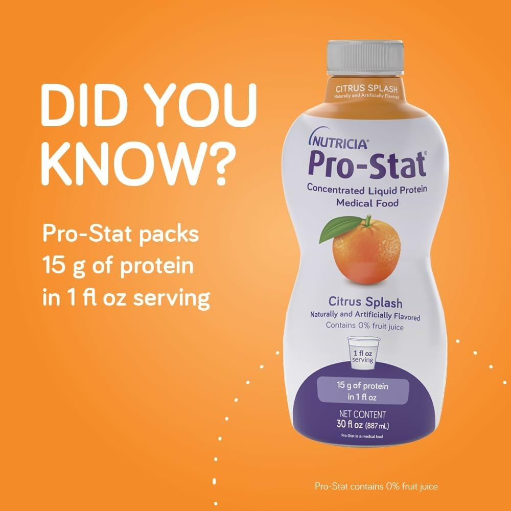 Pro-Stat Citrus Splash with no added sugar highlight in packaging