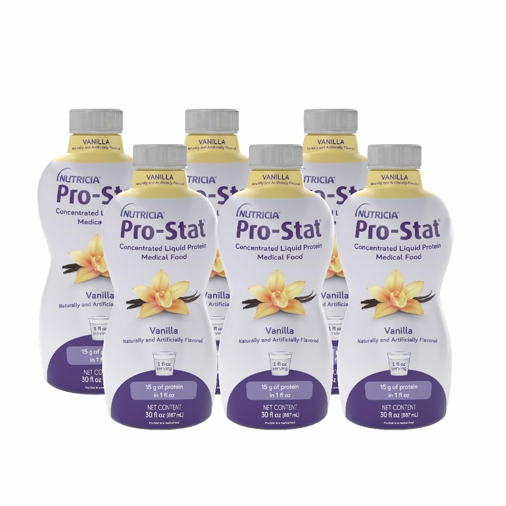 Pro-Stat Vanilla bottle front view with high protein formula