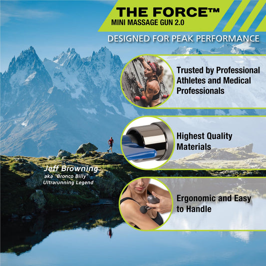 Pro-Tec Force Mini 2.0 Small Ball head delivering general massage for muscle knots.