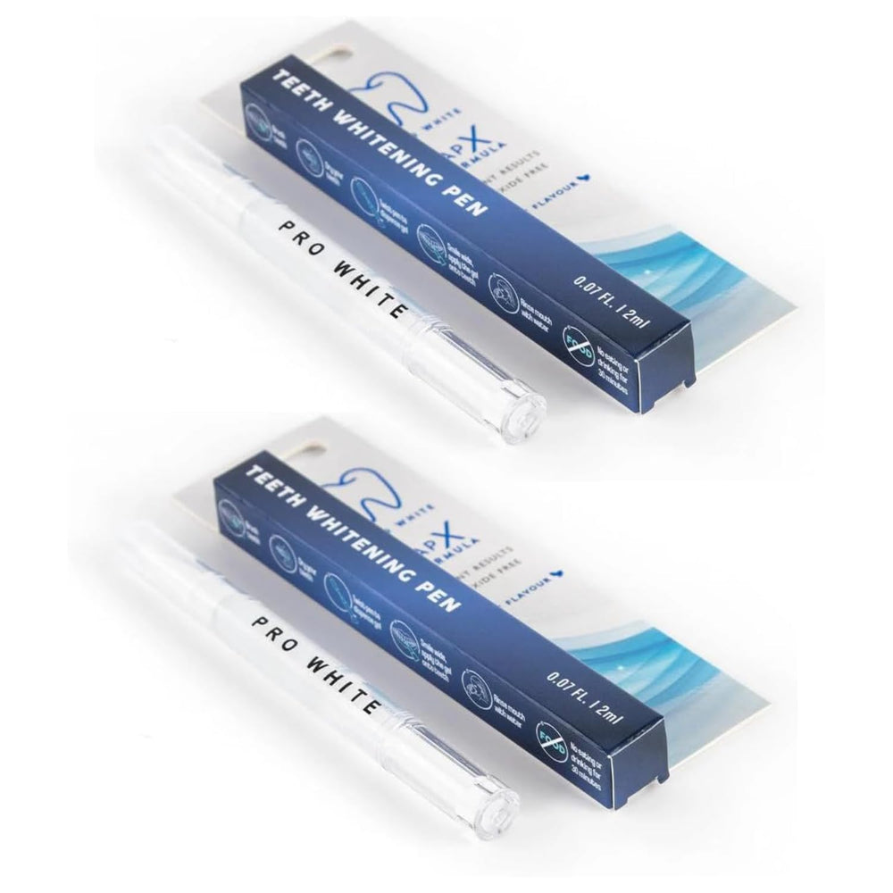 Pro White Teeth Kits Pro White Pen fast stain lift for a quick smile refresh.