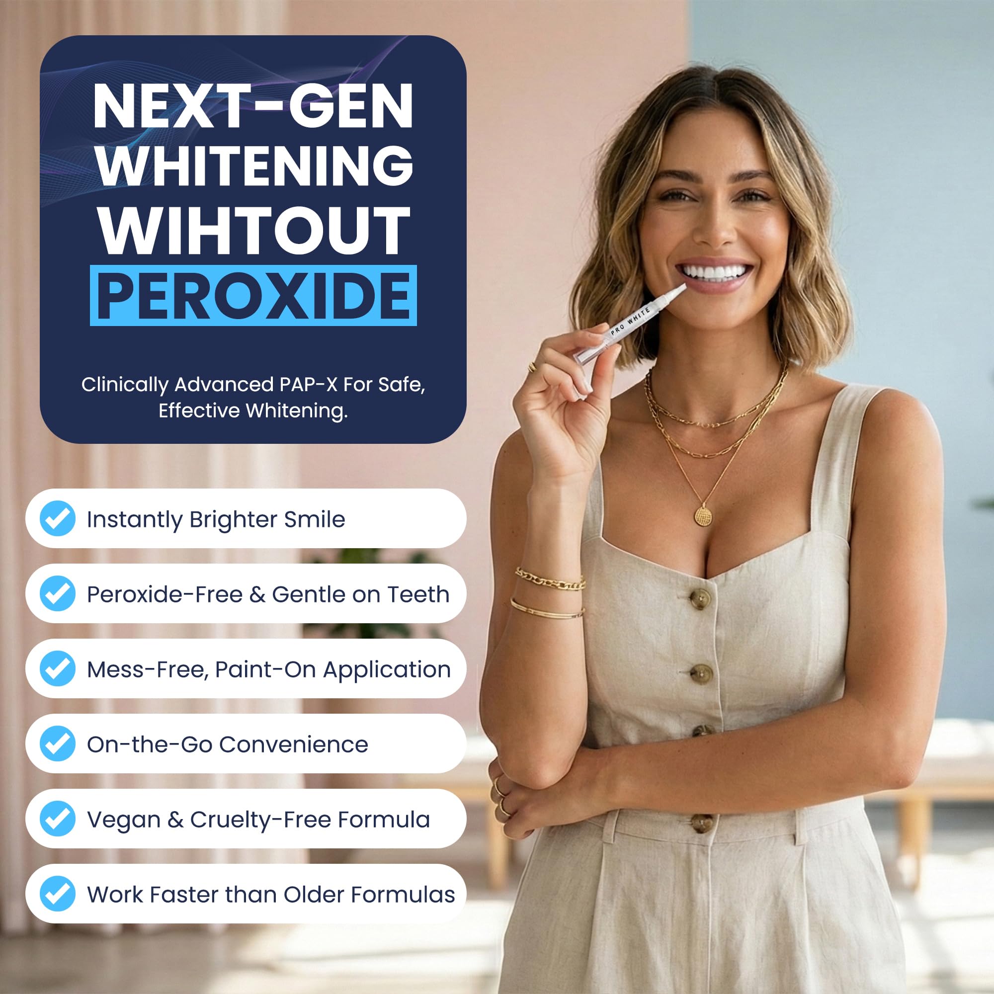 Pro White Teeth Kits Vegan Cruelty-Free option for ethical whitening.