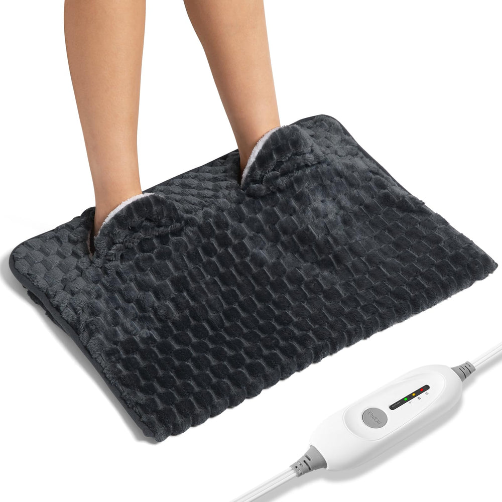 PROALLER electric foot warmer with soft-flannel outer for cozy warmth