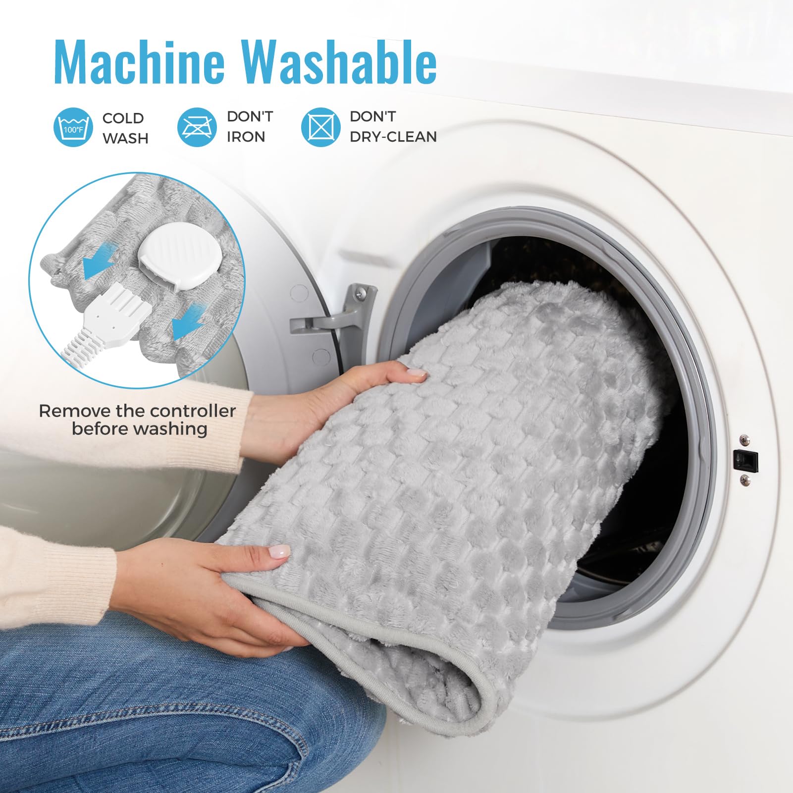 PROALLER foot warmer sherpa-lined interior for gentle comfort.
