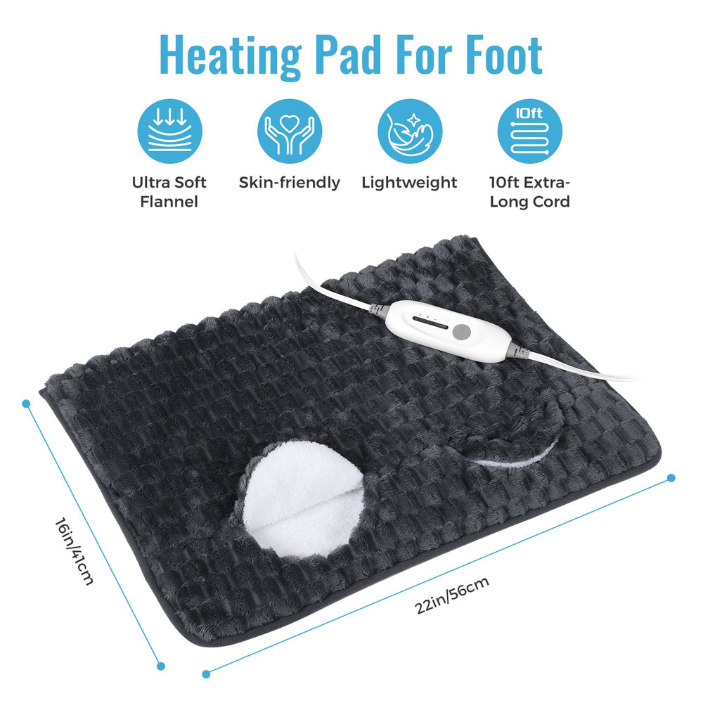 PROALLER foot warmer in use on sofa for desk or lounge warmth