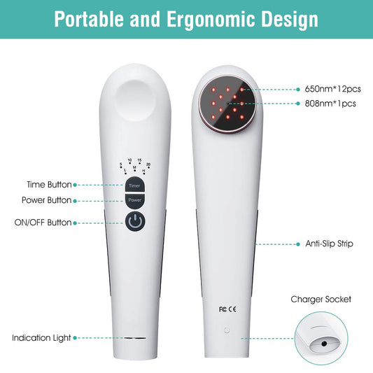 PROALLER portable red-light therapy handheld for on-the-go relief