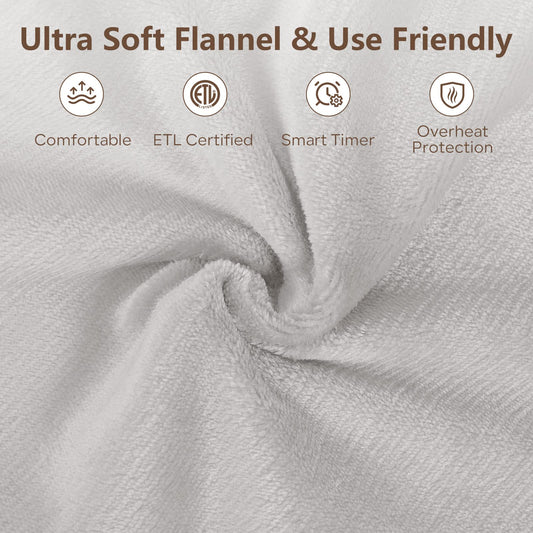Close-up of PROALLER soft flannel fabric highlighting skin-friendly, luxurious texture