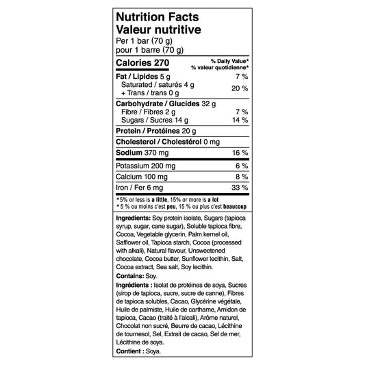 PROBAR Chocolate Brownie bite close-up showing a plant-based protein bite