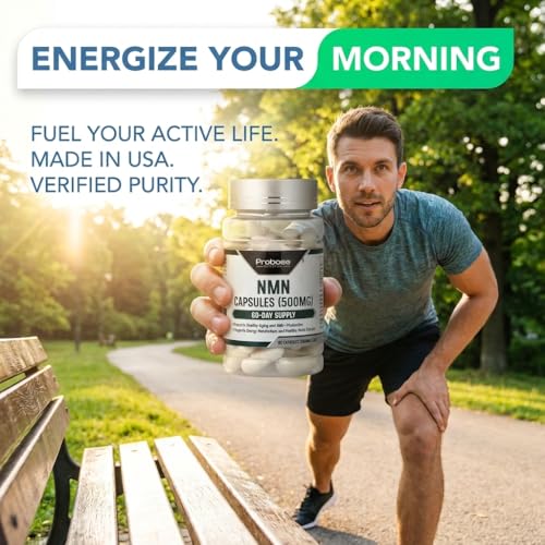 Probase NMN capsules poured into hand illustrating daily intake