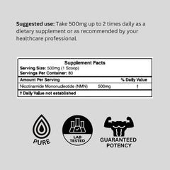 Compact Probase Longevity NMN powder tin for travel-friendly supplement