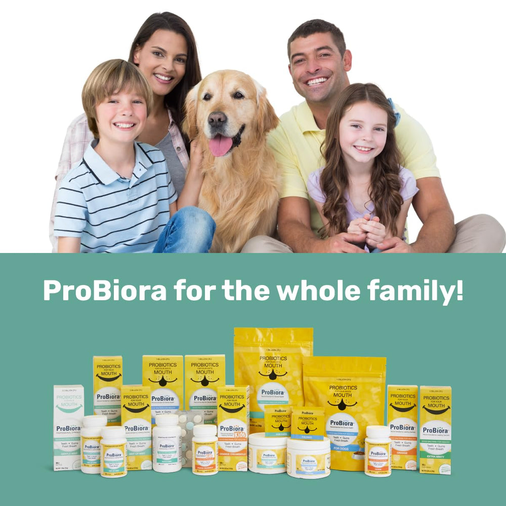 ProBiora Gum health highlight shows targeted mouth probiotic action